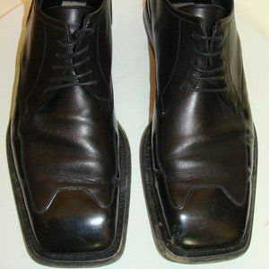 MEZLAN Mens Black Leather Dress Shoes ROVATO 9M